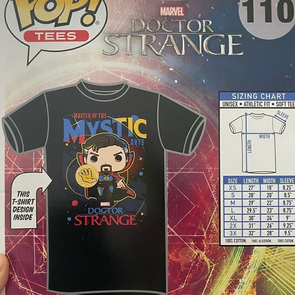 Pop Tees Marvel T-Shirt Doctor Strange